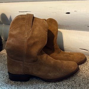 Tecova Suede Tan Leather Boots